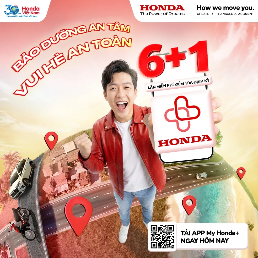 Nâng Tầm Trải Nghiệm Bảo Dưỡng Cùng Honda: Vững Tay Lái, Trọn Vẹn Mọi Hành Trình Hè Nâng Tầm Trải Nghiệm Bảo Dưỡng Cùng Honda: Vững Tay Lái, Trọn Vẹn Mọi Hành Trình Hè