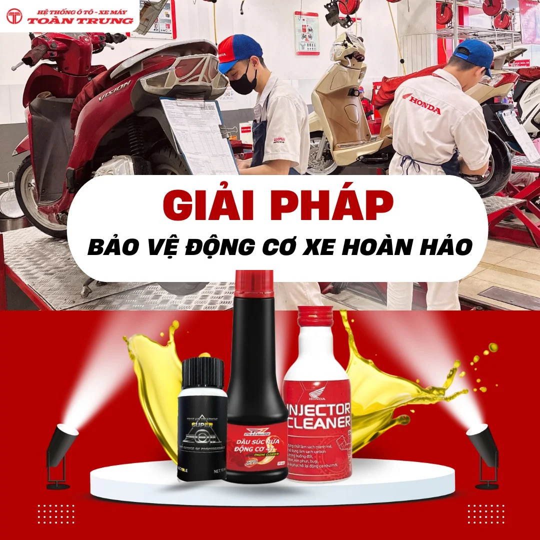 Bảo vệ động cơ xe Honda: Giải pháp toàn diện cho vận hành bền bỉ