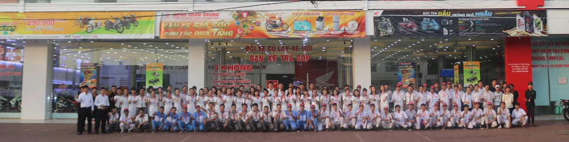 Honda Shop Toàn Trung - Đại lý Honda uy tín TP. HCM Giới thiệu Honda Shop Toàn Trung